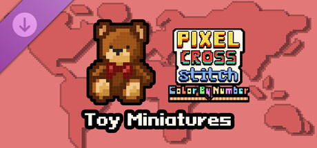 Pixel Cross Stitch – Toys Miniatures Pack for Mac: A Cozy Set of 10 Toy-Themed Patterns