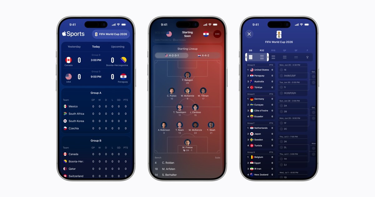 Apple Sports Rolls Out to 90+ New Markets Ahead of FIFA World Cup 2026 — and That Matters for the Apple Ecosystem
