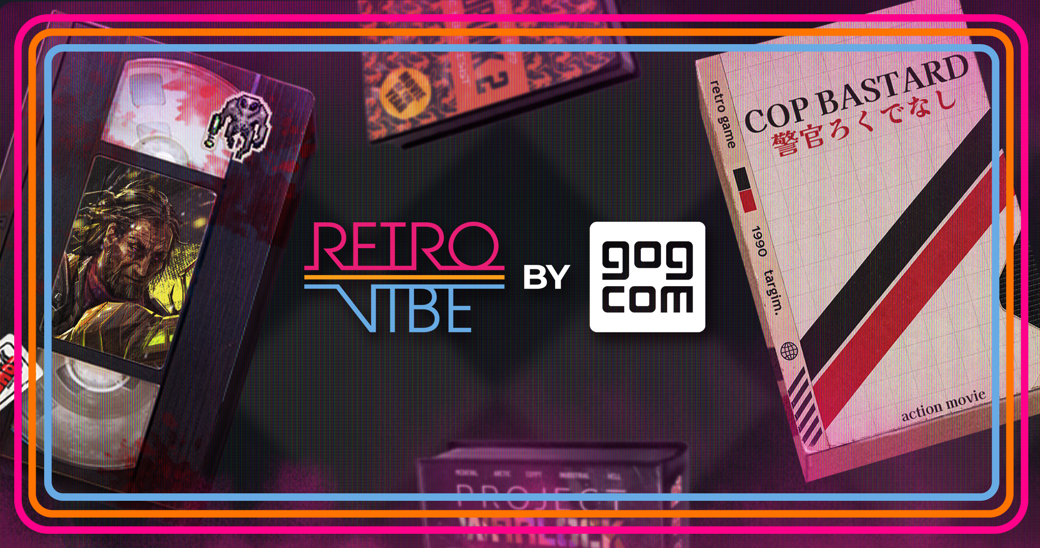 GOG and Retrovibe announce “Retrovibe by GOG” publishing partnership; COP BASTARD launches alongside Preservation Program updates
