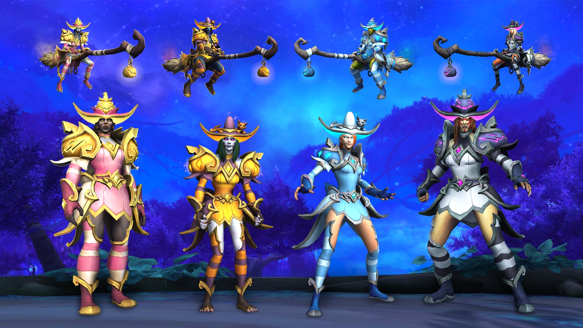 WoW’s Hexed Witchwick Collection brings four transmog-and-mount bundles to Blizzard’s shop